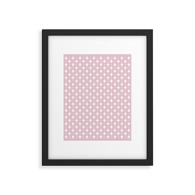 Vintage Stars XII Blush Pink Framed Art Print Gallery Image 6