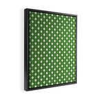 Vintage Stars XIX Kelly Green Framed Canvas Print Gallery Image 2
