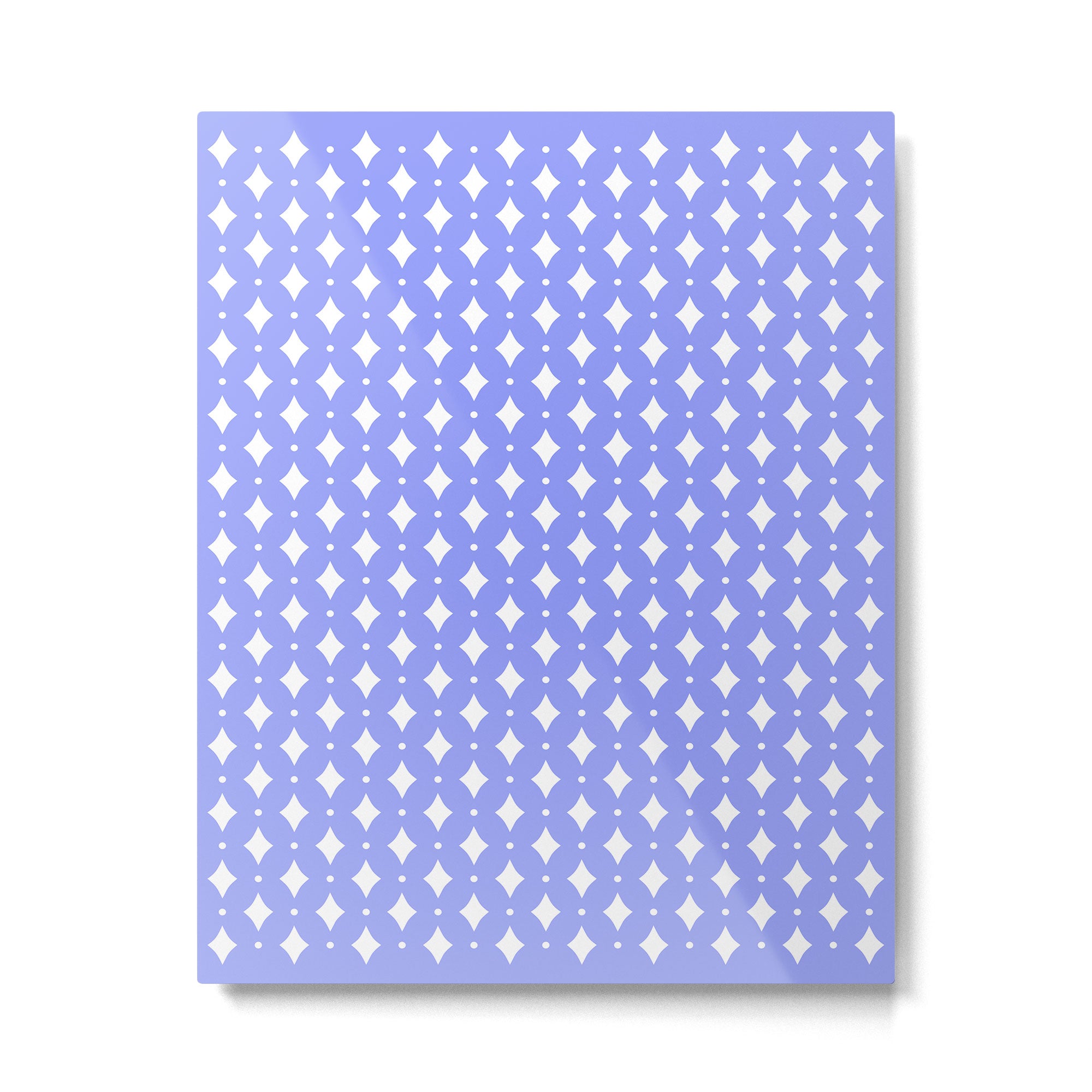Vintage Stars XVI Periwinkle Blue Metal Print Gallery Image 6