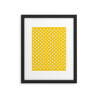 Vintage Stars XVII Bright Yellow Framed Art Print Gallery Image 6