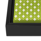 Vintage Stars XVIII Chartreuse Green Framed Canvas Print Gallery Image 3