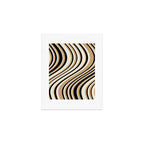 Wavy Stripes VII - Neutral Vintage Art Print Gallery Image 1