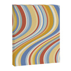 Wavy Stripes VIII - 70s Summer Canvas Print Gallery Image 6