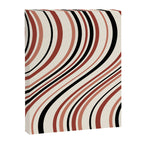 Wavy Stripes XI - Neutral Pink Canvas Print Gallery Image 6