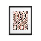 Wavy Stripes XI - Neutral Pink Framed Art Print Gallery Image 5