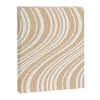 Wavy Stripes XLIII - Neutral Tan Canvas Print Gallery Image 6