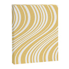 Wavy Stripes XLIV - Pastel Yellow Canvas Print Gallery Image 6