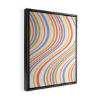 Wavy Stripes XXIII - Retro Summer Framed Canvas Print Gallery Image 2