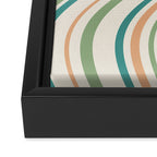 Wavy Stripes XXVI - Natural Boho Framed Canvas Print Gallery Image 3