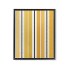 Western Stripes V Golden Yellow Framed Canvas Print Gallery Image 8