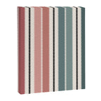 Western Stripes X Pink Green Canvas Print Gallery Image 8