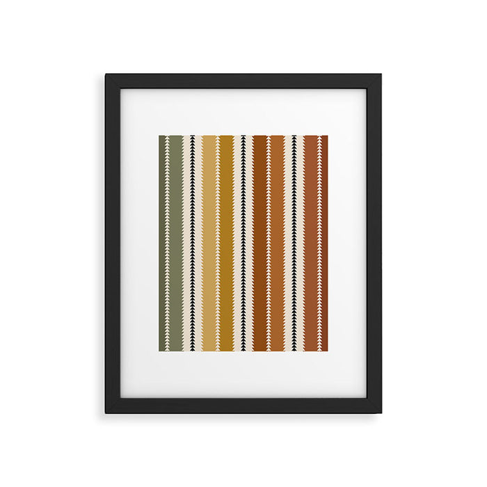 Western Stripes XII Rustic Desert Framed Art Print Gallery Image 1