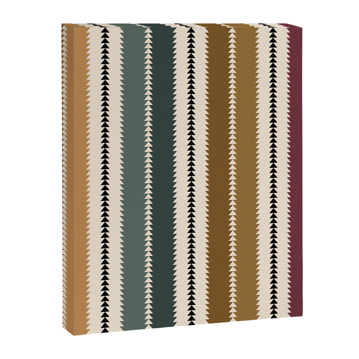 Western Stripes XVI Earthy Desert Canvas Print Gallery Image 1
