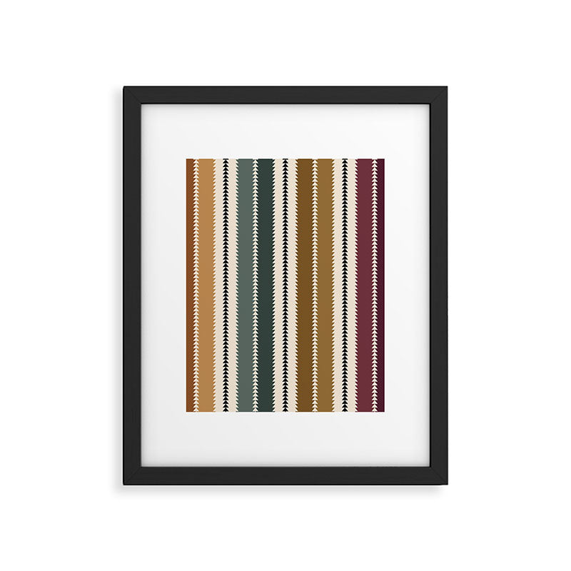 Western Stripes XVI Earthy Desert Framed Art Print Gallery Image 6