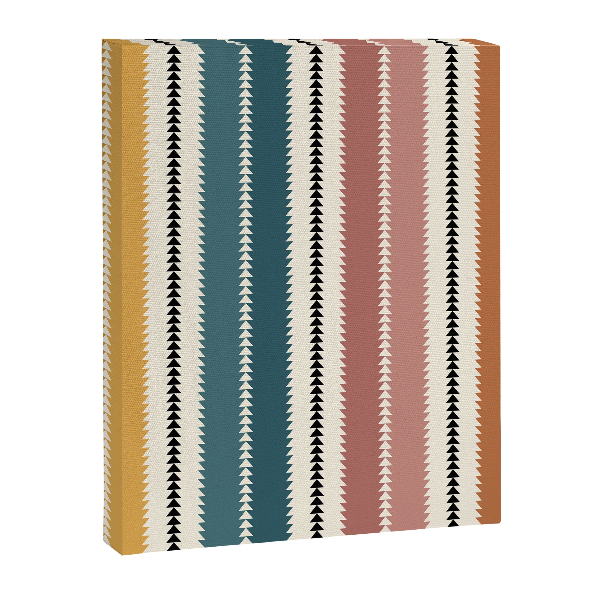 Western Stripes XX Earthy Rainbow Canvas Print Gallery Image 8