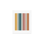 Western Stripes XX Earthy Rainbow Art Print Gallery Image 1