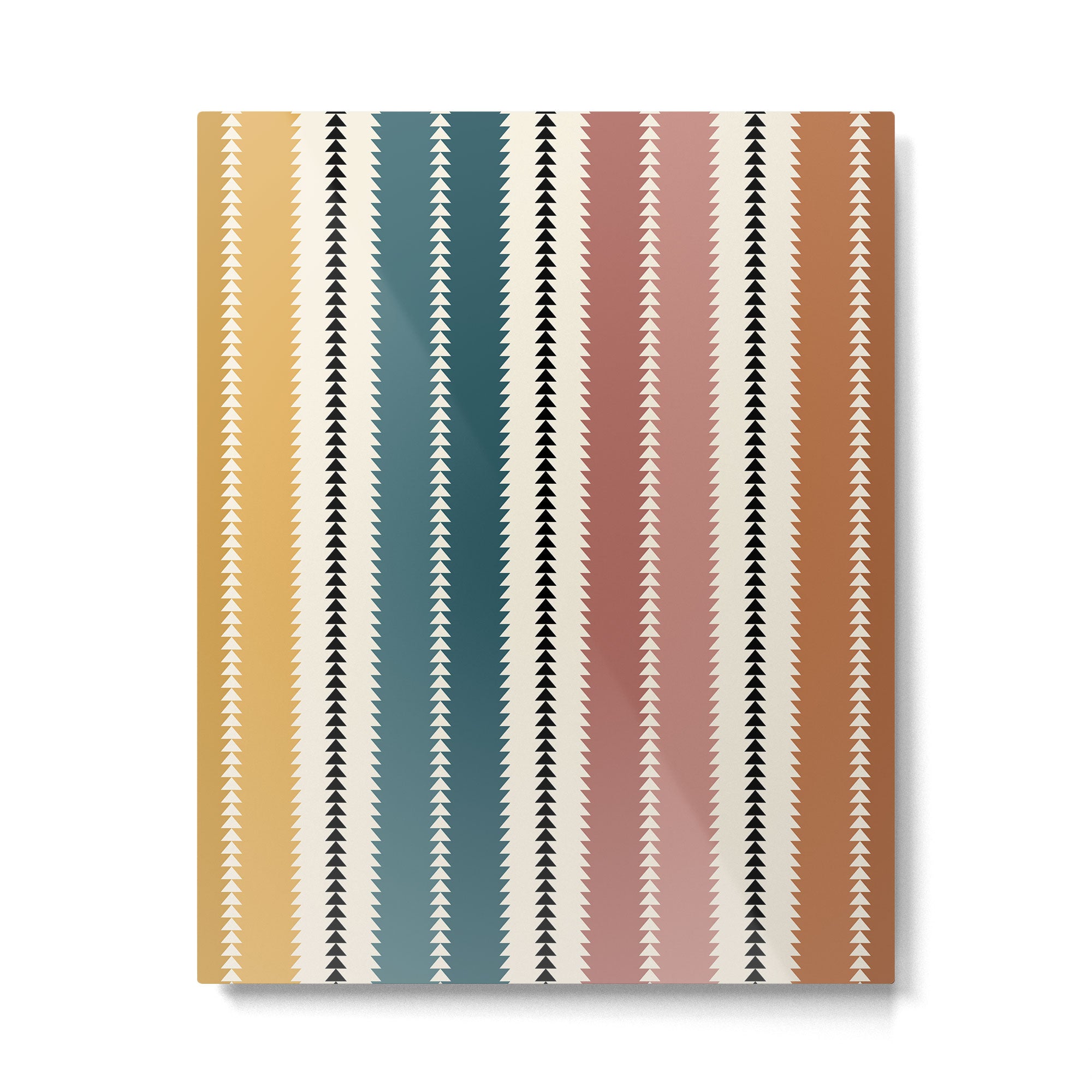 Western Stripes XX Earthy Rainbow Metal Print Gallery Image 6