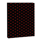 Y2K Cherries - Black Pattern Miniature Canvas Print Gallery Image 8