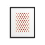 Y2K Cherries - Creme Pattern Miniature Framed Art Print Gallery Image 6