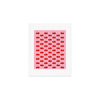 Y2K Cherries - Pink Pattern Large Art Print Gallery Image 1