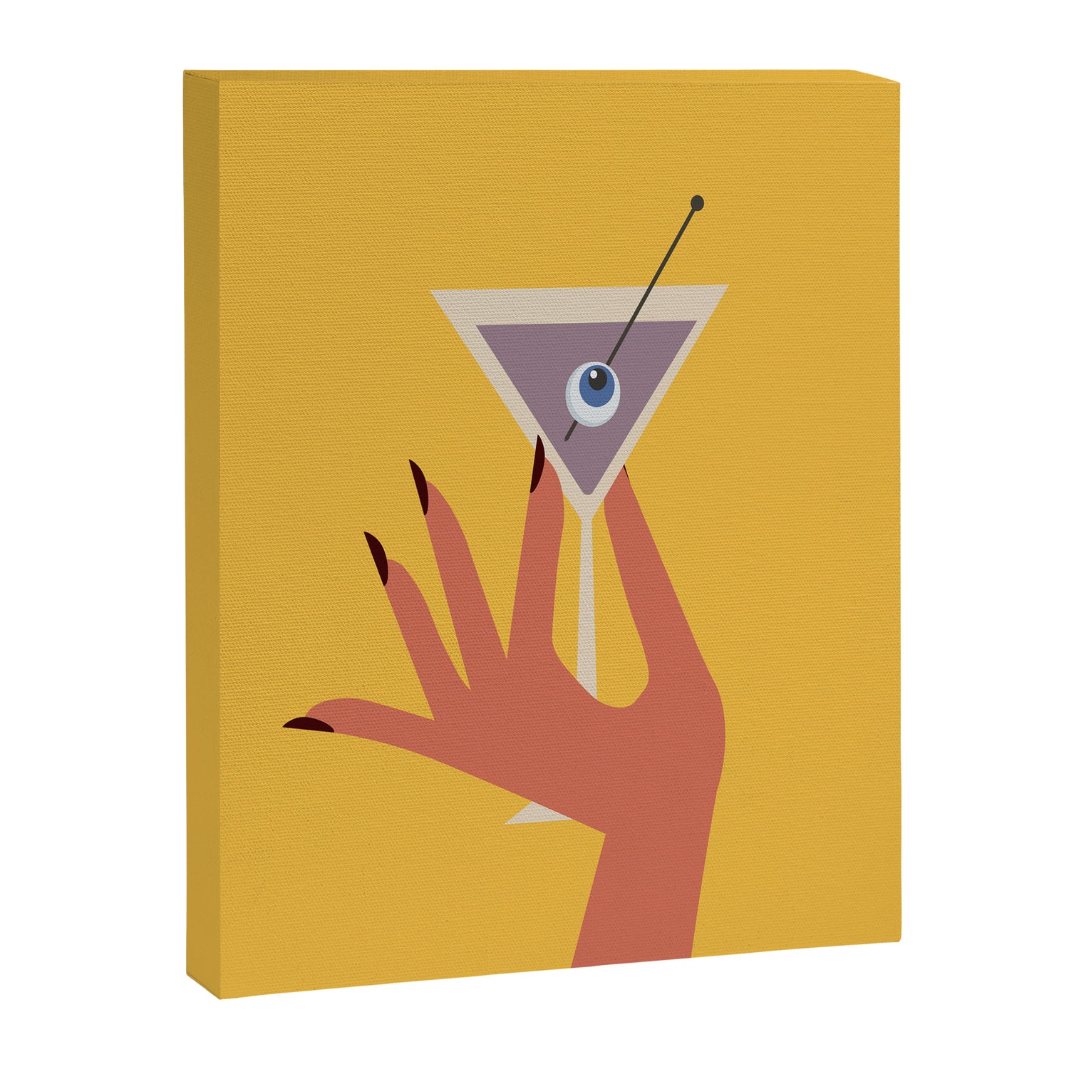 Vodka Martini - Boo Drink Canvas Print Gallery Image 6