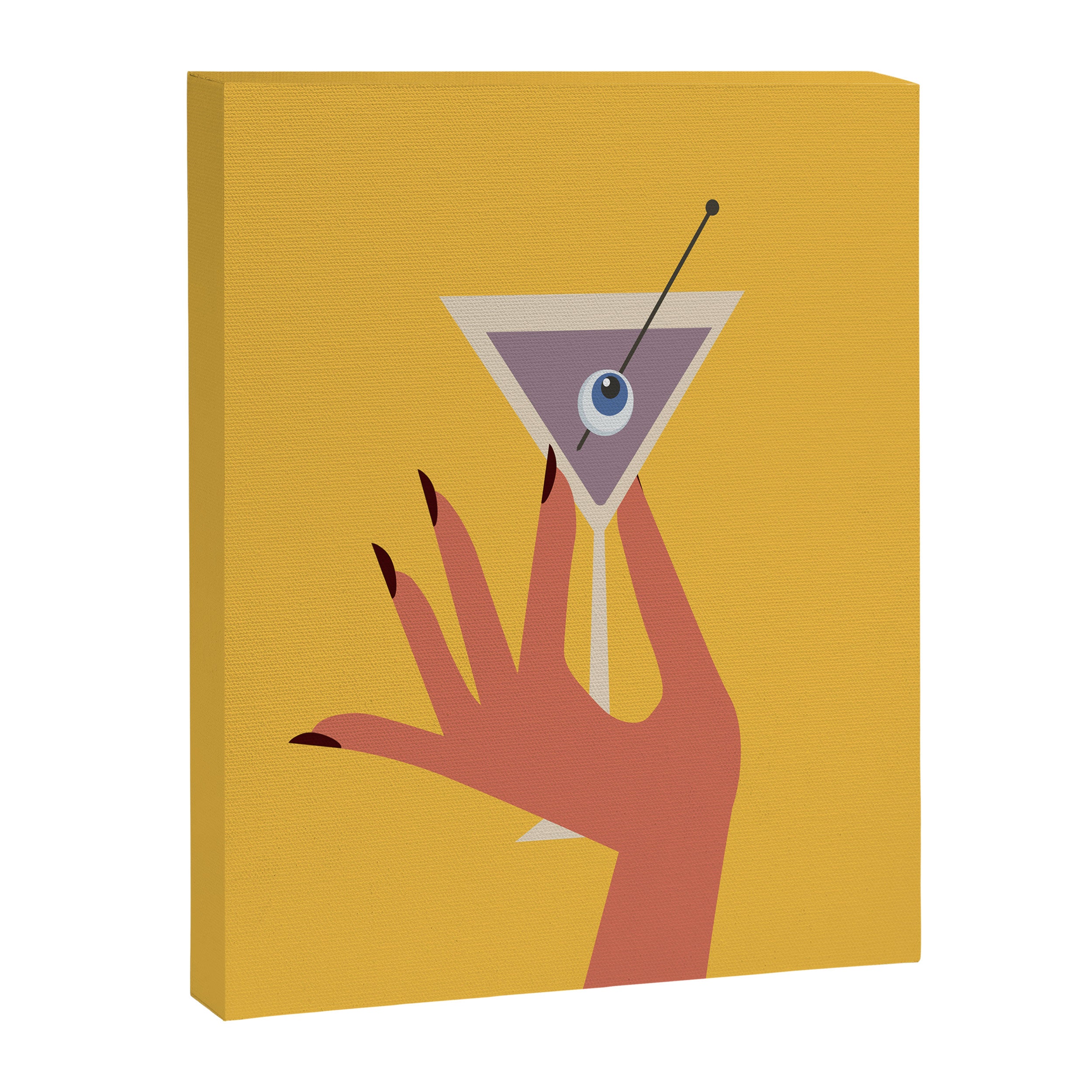 Vodka Martini - Boo Drink Canvas Print Gallery Image 6