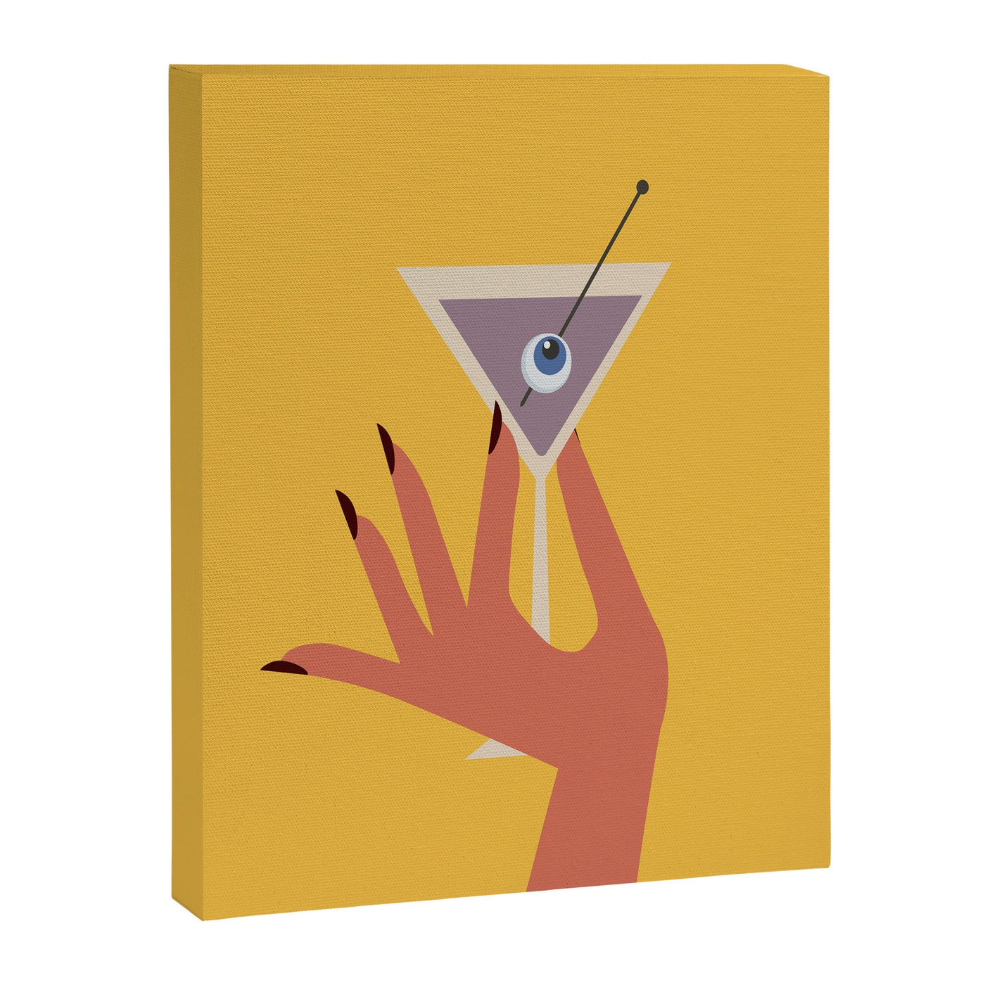 Vodka Martini - Boo Drink Canvas Print