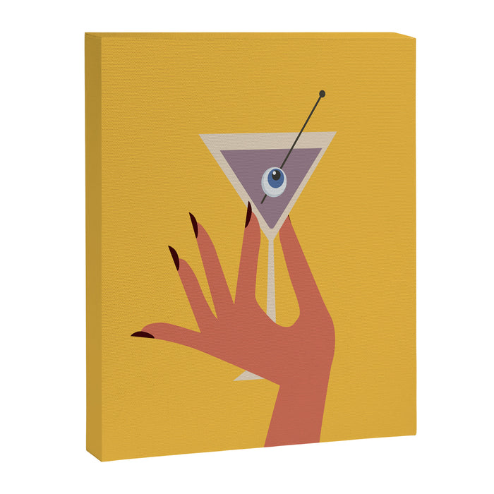Vodka Martini - Boo Drink Canvas Print Gallery Image 1
