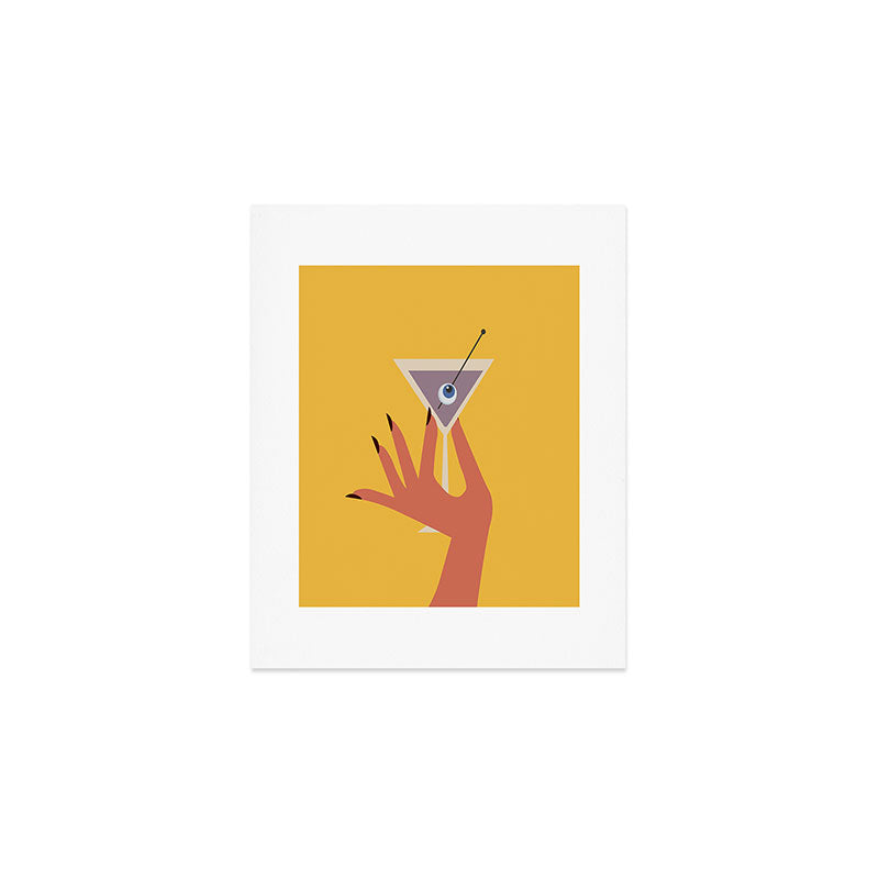 Vodka Martini - Boo Drink Art Print Gallery Image 1