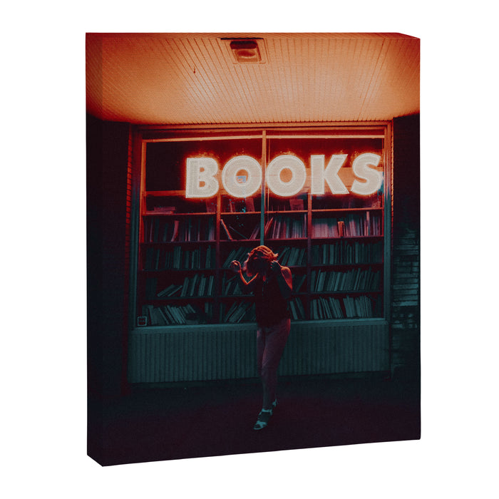 "books!" Canvas Print Gallery Image 1