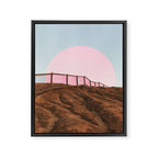 "cotton candy skies" Framed Canvas Print Gallery Image 6
