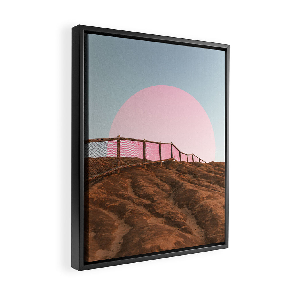 "cotton candy skies" Framed Canvas Print Gallery Image 2