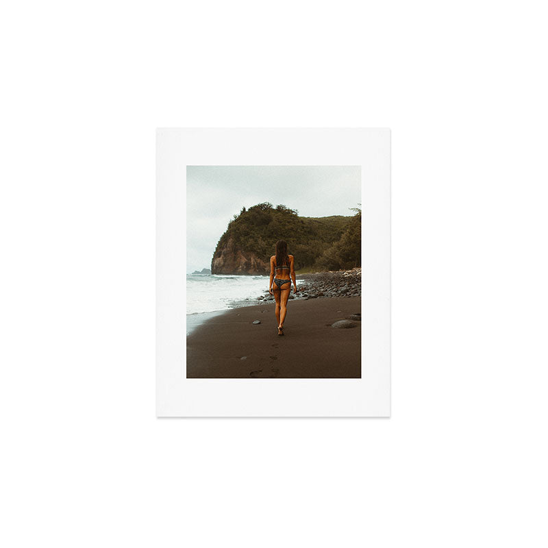"stormy beach" Art Print Gallery Image 1
