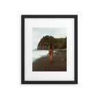 "stormy beach" Framed Art Print Gallery Image 5