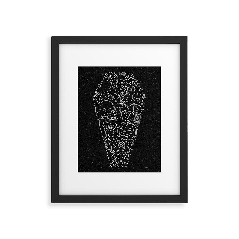 Halloween Horrors Framed Art Print