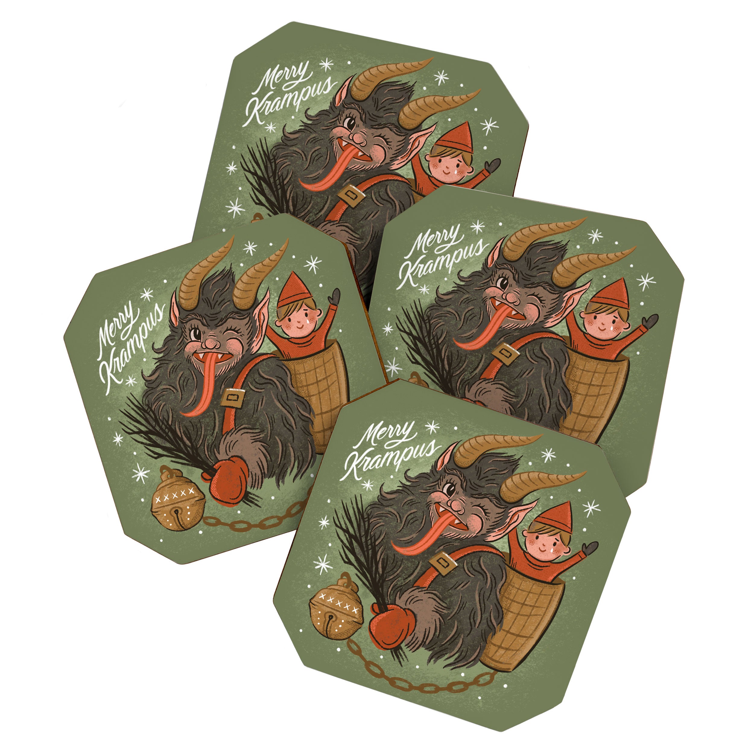 Merry Krampus Coaster Gallery Image 1