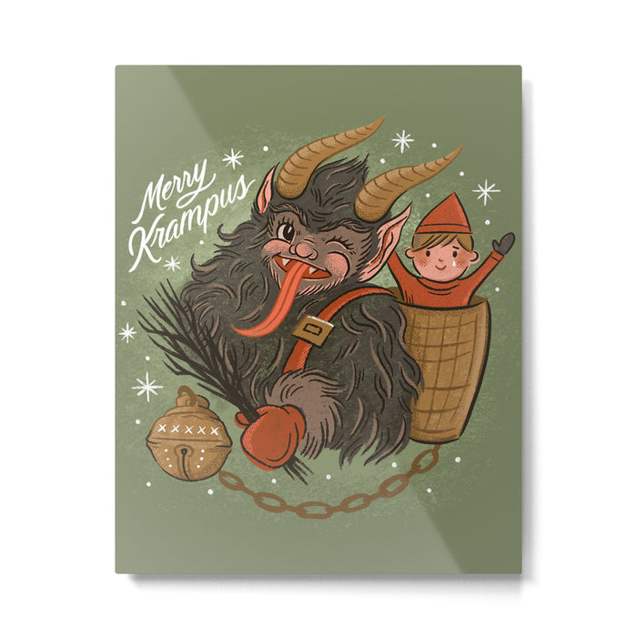 Merry Krampus Metal Print Gallery Image 1