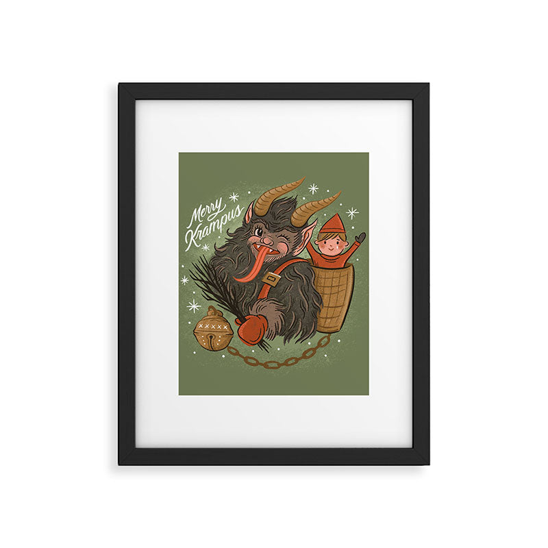 Merry Krampus Framed Art Print Gallery Image 6