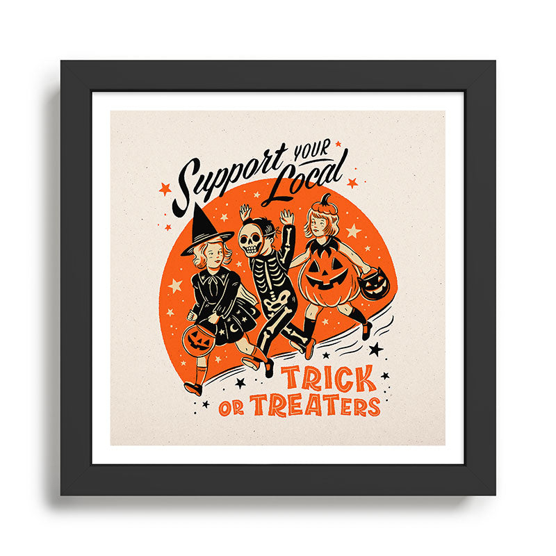 Trick or Treat Framed Art Print Gallery Image 1