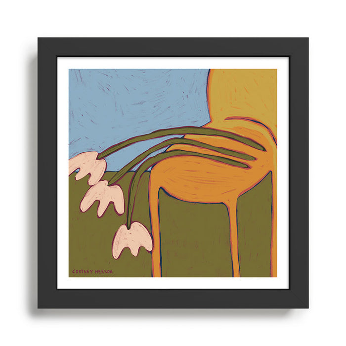 3 Flowers Framed Art Print Gallery Image 1
