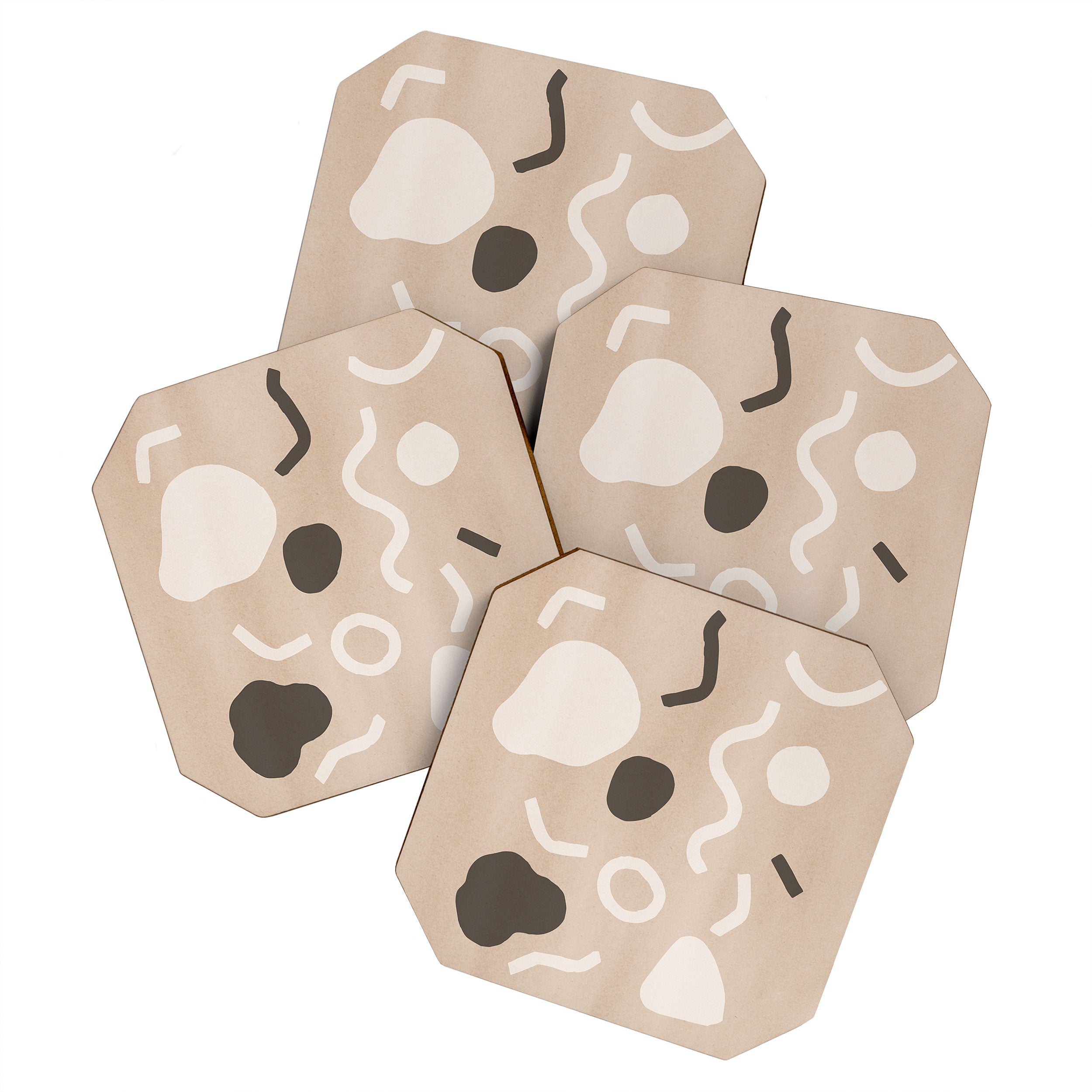 Abstract Confetti Coaster Gallery Image 1