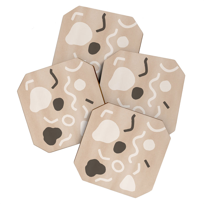 Abstract Confetti Coaster Gallery Image 1