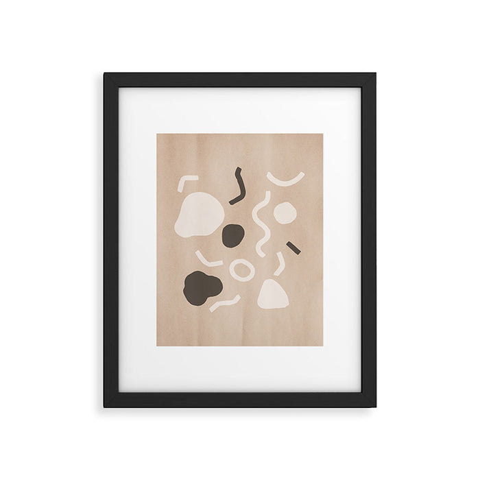 Abstract Confetti Framed Art Print Gallery Image 1