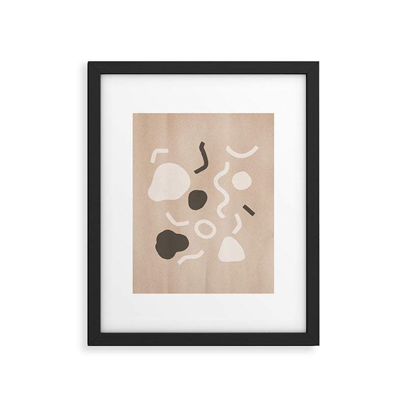 Abstract Confetti Framed Art Print Gallery Image 4