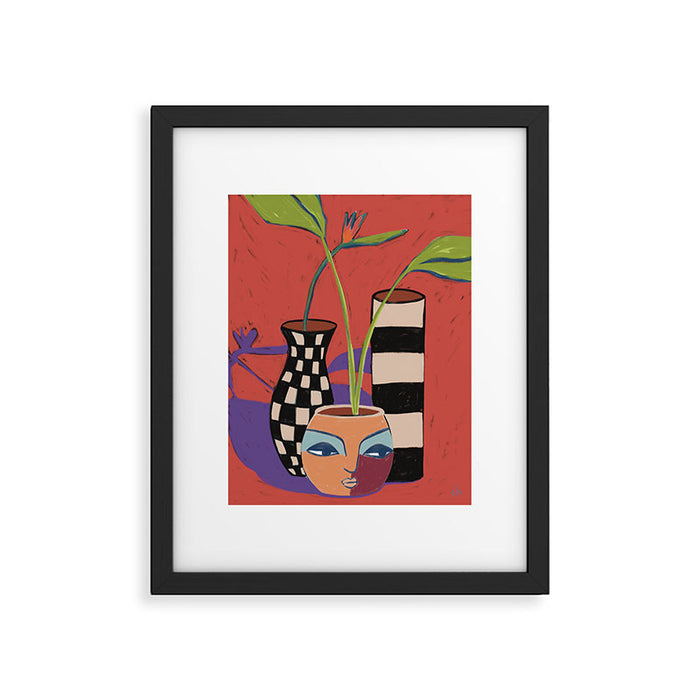 Blending Vases Framed Art Print Gallery Image 1