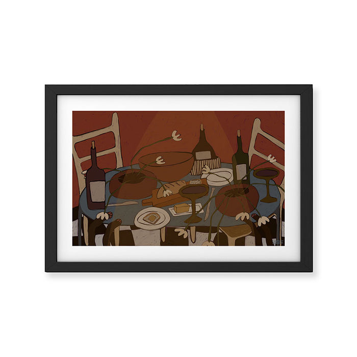 Break Bread Framed Art Print Gallery Image 1