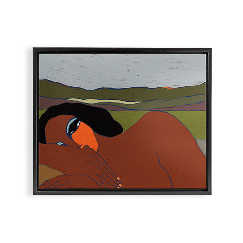 Choosing Rest Framed Canvas Print Gallery Image 6