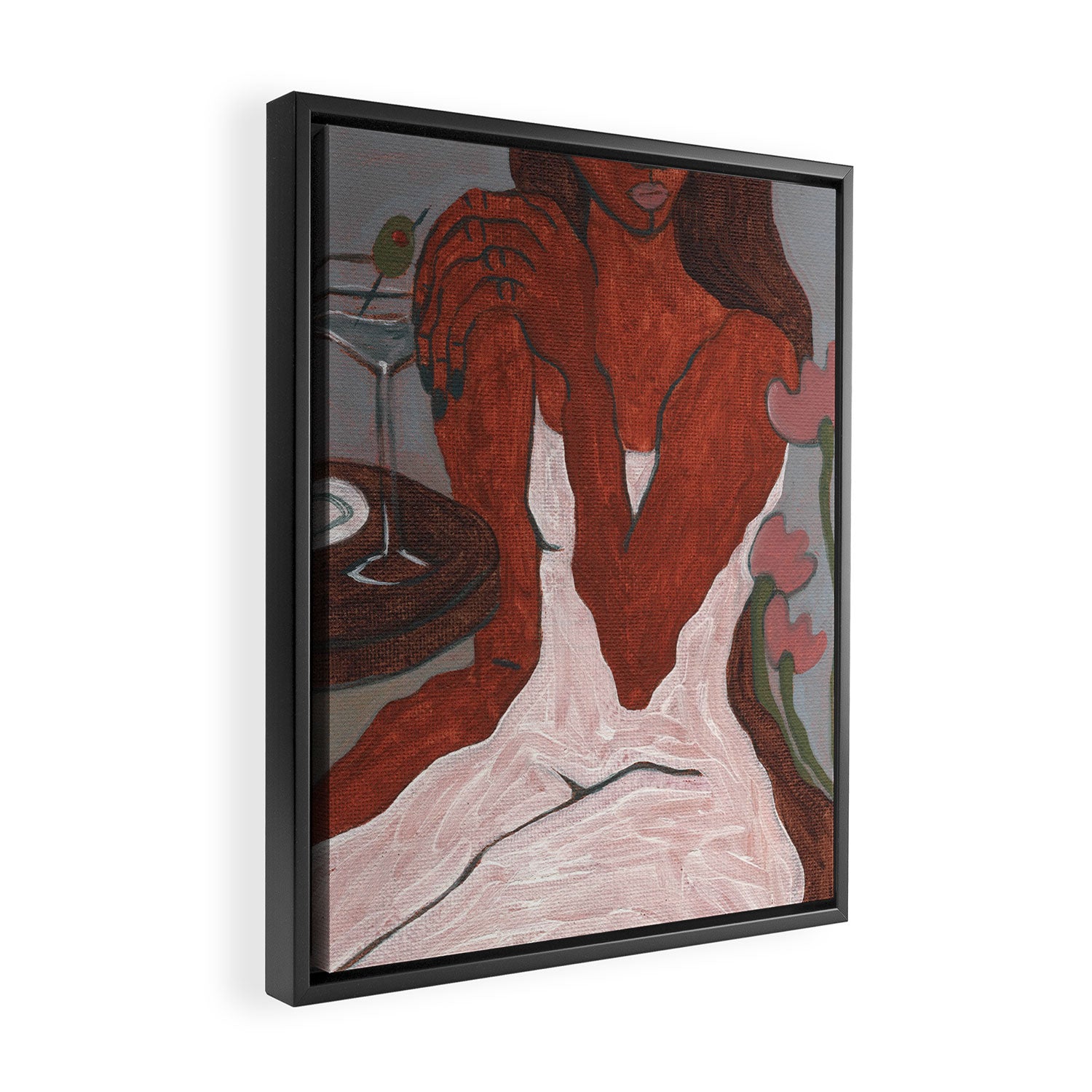 Extra Olives Framed Canvas Print Gallery Image 2