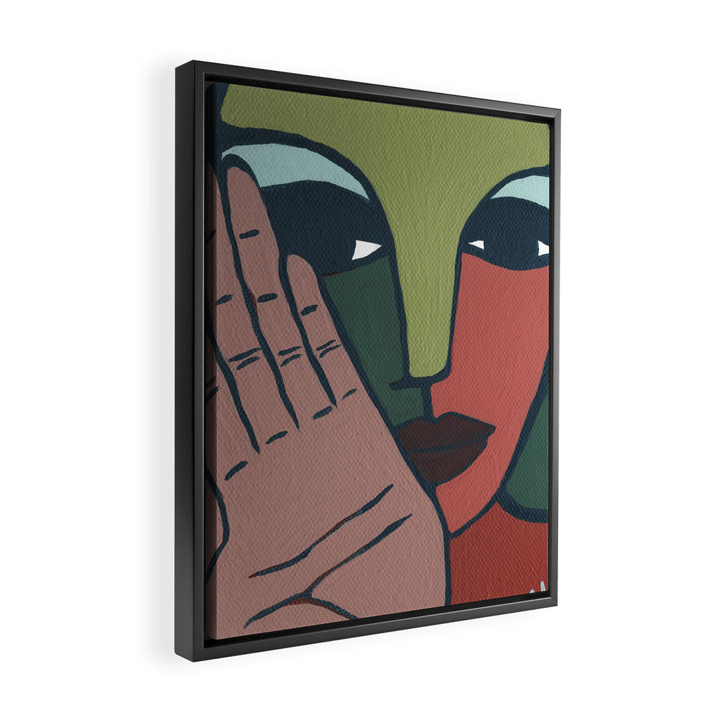 Flushed Framed Canvas Print Gallery Image 2