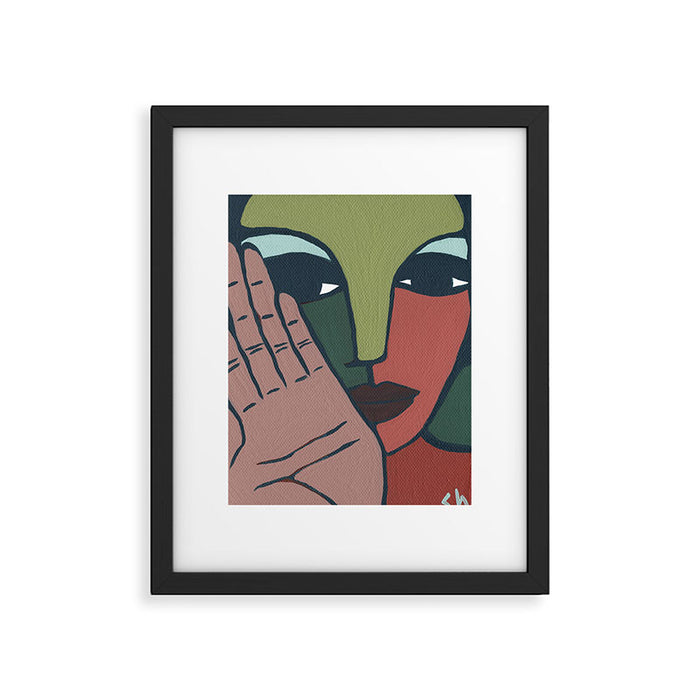 Flushed Framed Art Print Gallery Image 1